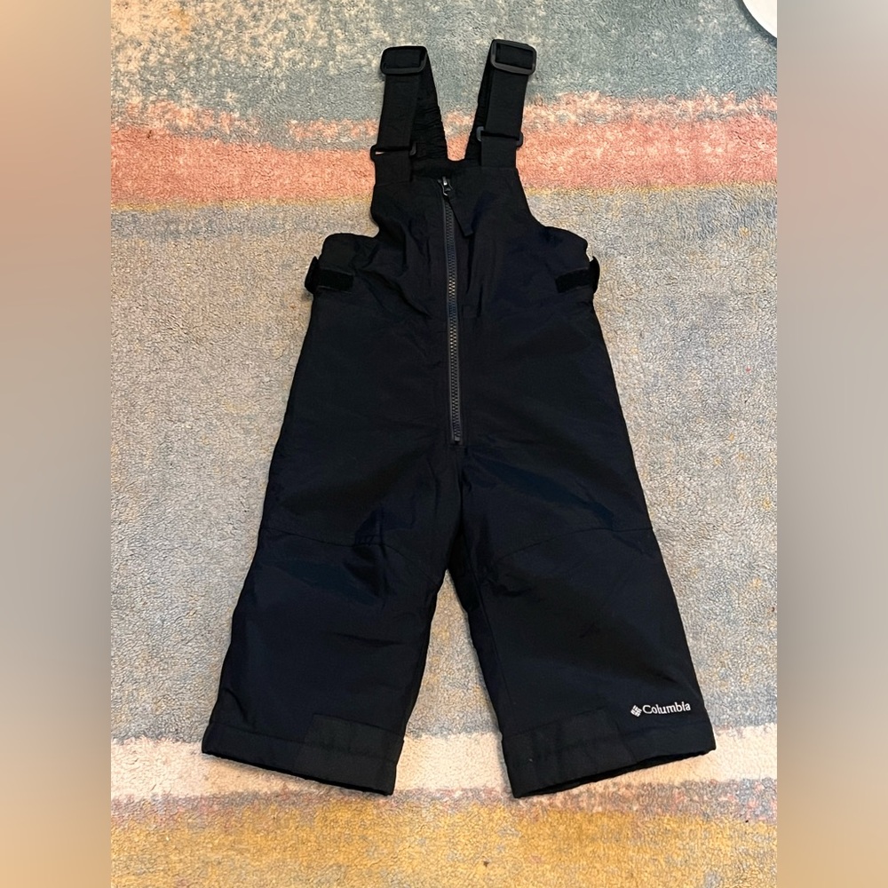 Columbia Kids Toddler 2T Black Snow Bibs